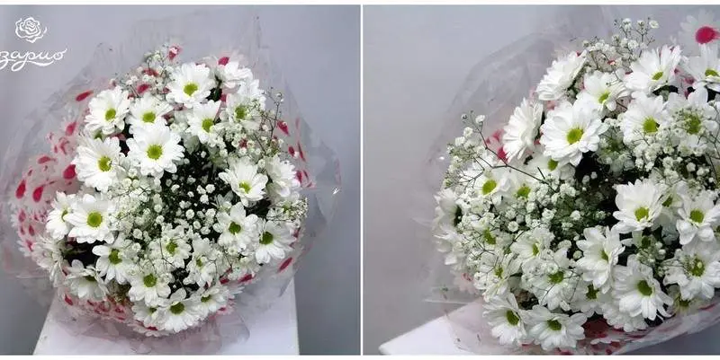 Букет Белые Звёзды